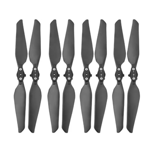 AYrMtH Passend for X8 SE 2020 8-teiliges Propellerzubehör mit Schnellverschluss, Faltbare Propeller, RC Quadcopter Ersatzteile(Black) von AYrMtH