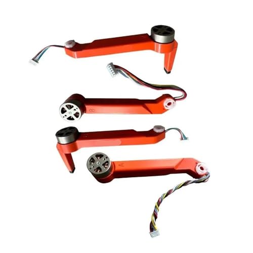 Fit for L500Pro Max RC Quadcopter Propellerarme Fit for L500 PRO Drone Motorflügel Kit Motoren Teile(Orange arms) von AYrMtH