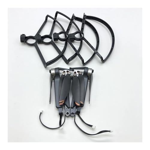 Fit for LSRC S6S Drohne LS-S6S Mini RC Quadcopter Ersatzteile Kit Motor Arm Set Propeller Guards Blade(White) von AYrMtH