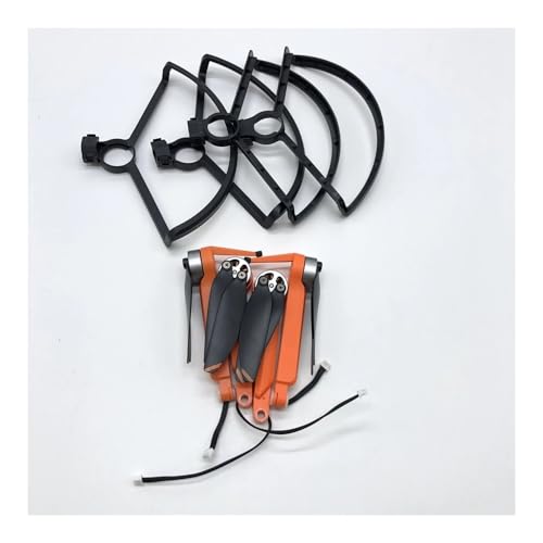 Fit for LSRC S6S Drohne LS-S6S Mini RC Quadcopter Ersatzteile Kit Motor Arm Set Propeller Guards Blade(Yellow) von AYrMtH