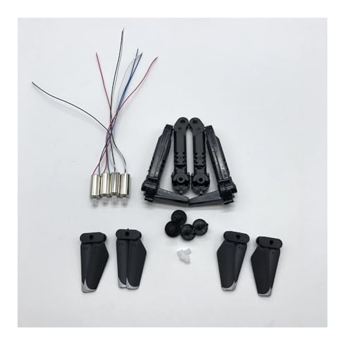 Fit for S128 Mini RC Drone Quadcopter Motoren/Motor Getriebe Zubehör Arm Propeller(WHITE) von AYrMtH