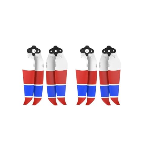 Passend for Air 2S/Mavic Air 2 Propellerblattgewicht Flügelventilatoren Ersatzteile Aufbewahrungstasche Drohnenpropellerzubehör(2pairsred Blue White) von AYrMtH