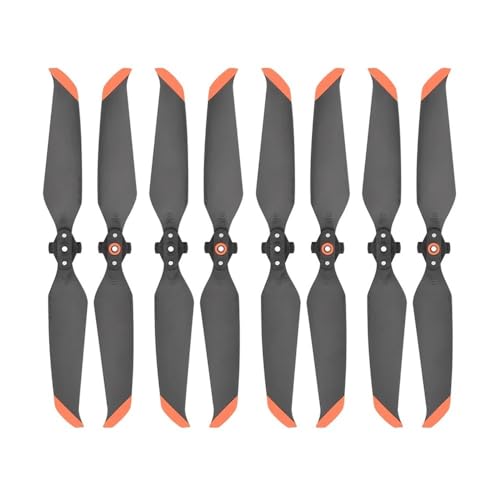 Passend for Air 2s/Mavic Air 2 Drone Quick-Release 7238F Blade Propeller Flügel Zubehör 4 Paar Low Noise 7238 Propeller(4 Pair Orange Edge) von AYrMtH