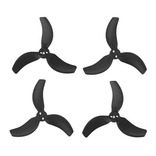 Passend for Avata 2 Bunte Paddel Propellerblatt Bunte kleine leichte Flügel Propeller Ersatz Ersatzteile Zubehör(Black) von AYrMtH