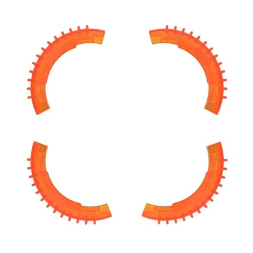 Passend for Avata 2 Drohnenpropeller, Antikollisions-Stoßstangenschutz, Drohnenzubehör, Leichter Propellerschutz, Stoßstange(Orange Guard A) von AYrMtH