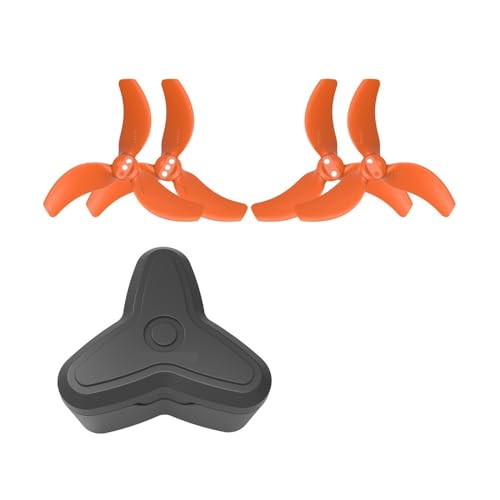 Passend for Avata 2 Drohnenpropeller, Klingengewicht, Flügelventilator, Ersatzpropellerteile, Bunte Paddel(Orange Set) von AYrMtH