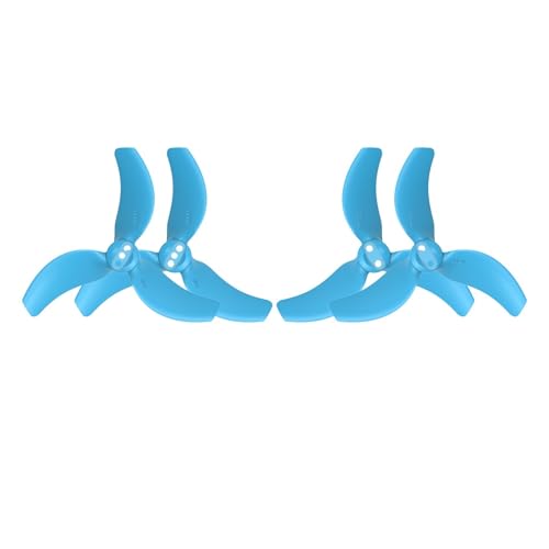 Passend for Avata 2 Drohnenzubehör, 4 Stück Propeller, 3032S-Blattpropeller, Ersatz-Ersatzteile(2 Pair Blue) von AYrMtH