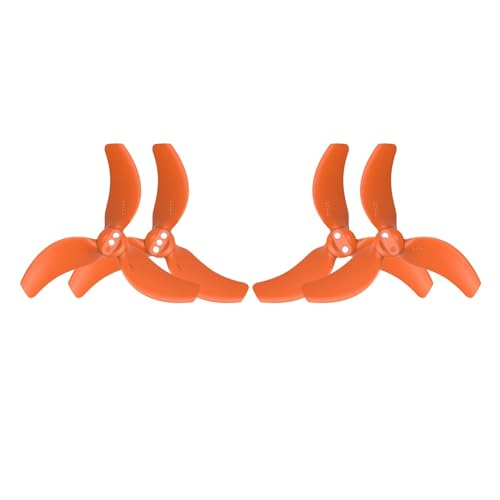 Passend for Avata 2 Drohnenzubehör, 4 Stück Propeller, 3032S-Blattpropeller, Ersatz-Ersatzteile(2 Pair Orange) von AYrMtH