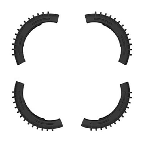 Passend for Avata 2 Drohnenzubehör Propellerschutz Stoßstangenringe TPU Antikollisionsschutzabdeckung 4 Stück(Black) von AYrMtH