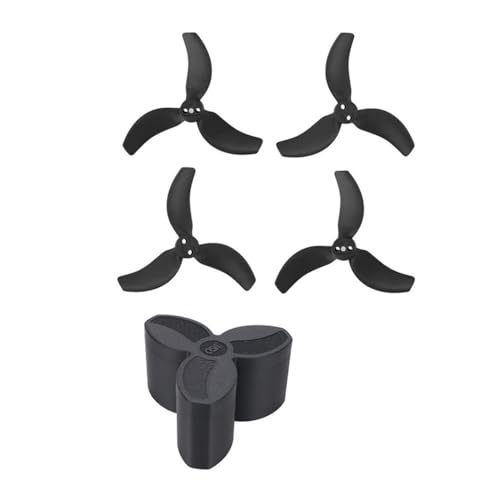 Passend for Avata 2 Drone 3032S Propeller Bunte Paddelblätter Reparatur Ersatz Spart Wings Schutz Aufbewahrungsbox Zubehör(Black and Box) von AYrMtH