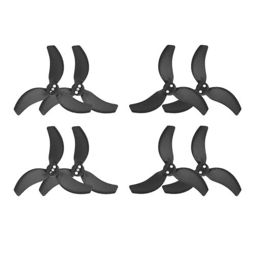 Passend for Avata 2 Drone Propeller Blade Gewicht Flügel Fan Ersatz Ersatzteile Zubehör Bunte Paddel(Black 4 Pairs) von AYrMtH