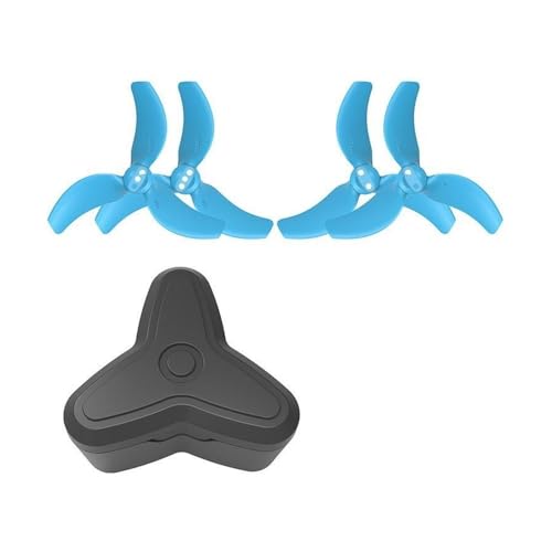 Passend for Avata 2 Propeller, Ersatz-Propellerblätter 3032S, geräuscharme Flügel, Drohnenzubehör, Schwarze Spitzen, 4 Stück(2 Pairs of Blue) von AYrMtH