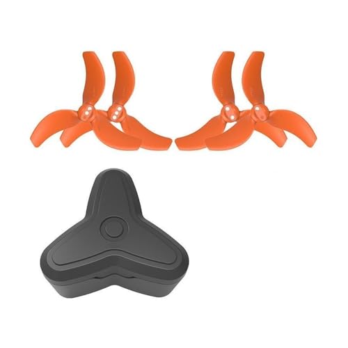 Passend for Avata 2 Propeller, Ersatz-Propellerblätter 3032S, geräuscharme Flügel, Drohnenzubehör, Schwarze Spitzen, 4 Stück(2 Pairs of orange) von AYrMtH