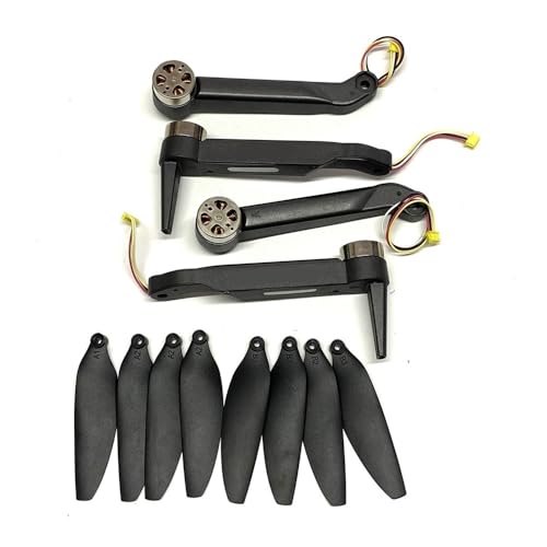 Passend for Z908 MAX Rc Drone Arm Motor Teile Passend for Z908MAX Bürstenlose Motoren Quadrocopter Propeller Zubehör(Black arms kit) von AYrMtH