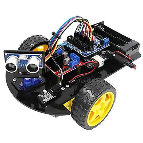 AZDelivery Smart Tracking Robot 2WD Kit DIY Learning Robot Car 2wd Ultraschall Sensor Modul Infrarot Fernbedienung Starter Kit, einschließlich E-Book! AZDelivery Smart Tracking Robot 2WD Kit DIY Learning Robot Car 2wd Ultraschall Sensor Modul Infrarot Fernbedienung Starter Kit, einschließlich E-Book! von AZDelivery