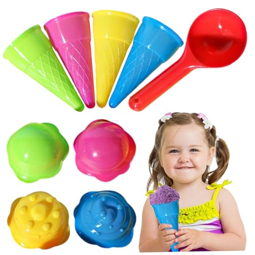 AZIDWERYQ 9pcs/Set Strandspielzeug, Plastik -Eisspiel -Set enthalten Eiszapfen, Schaufel und Deckel, Sandspielzeug für Kinder Kleinkinder, zufällige Farbe AZIDWERYQ 9pcs/Set Strandspielzeug, Plastik -Eisspiel -Set enthalten Eiszapfen, Schaufel und Deckel, Sandspielzeug für Kinder Kleinkinder, zufällige Farbe von AZIDWERYQ