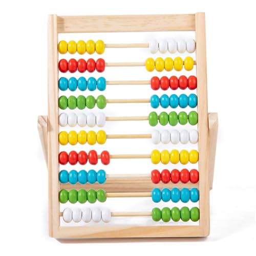 AZIDWERYQ Abacus für Kindermathematik mit mehrfarbigen Perlen, 10-Reihen-Holzabakus für Kleinkinder 3-5, Zählen von Blöcken, Vorschulen-Mathematik-Lernwerkzeuge für Kinder 6-8 Abakus für Kinder AZIDWERYQ Abacus für Kindermathematik mit mehrfarbigen Perlen, 10-Reihen-Holzabakus für Kleinkinder 3-5, Zählen von Blöcken, Vorschulen-Mathematik-Lernwerkzeuge für Kinder 6-8 Abakus für Kinder von AZIDWERYQ