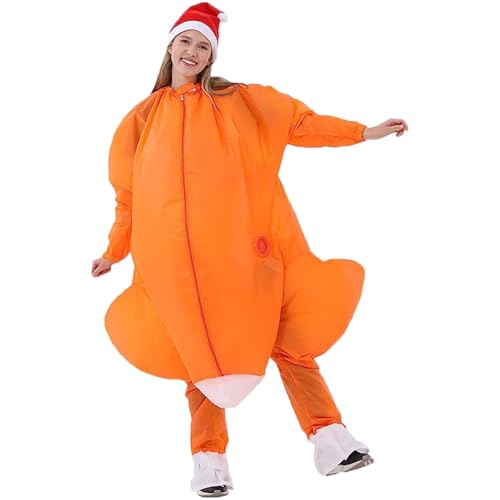 AZIDWERYQ Aufblasbares Kostüm für Erwachsene, Cartoon-Kostüm, lustiges Thanksgiving-Kostüm, Halloween-Kostüm für Körpergröße 150 - 180 cm, aufblasbar AZIDWERYQ Aufblasbares Kostüm für Erwachsene, Cartoon-Kostüm, lustiges Thanksgiving-Kostüm, Halloween-Kostüm für Körpergröße 150 - 180 cm, aufblasbar von AZIDWERYQ
