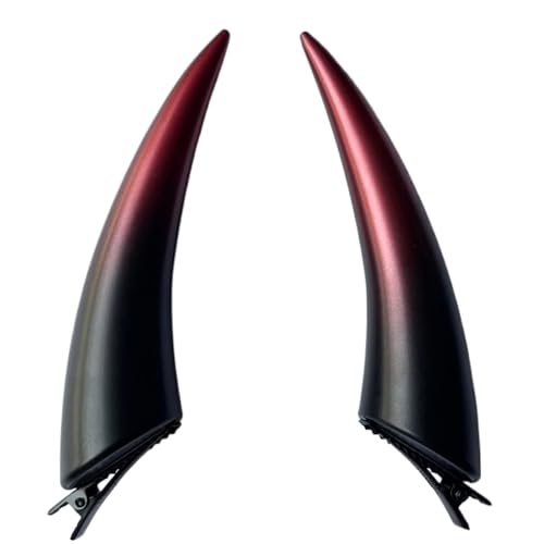 AZIDWERYQ Devil Horns 1 Paar Dämonhörner robuste Harzhornhaarklammern Dämon mit Alligator Clips Halloween Hair Accessoires für Halloween Devil Kostüm Cosplay Dress Up Party Horn AZIDWERYQ Devil Horns 1 Paar Dämonhörner robuste Harzhornhaarklammern Dämon mit Alligator Clips Halloween Hair Accessoires für Halloween Devil Kostüm Cosplay Dress Up Party Horn von AZIDWERYQ