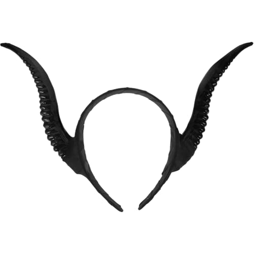AZIDWERYQ Devil Horns Stirnband, schwarze Hexendämon Hörner Stirnband für Halloween -Kostüm -Cosplay -Foto -Requisiten AZIDWERYQ Devil Horns Stirnband, schwarze Hexendämon Hörner Stirnband für Halloween -Kostüm -Cosplay -Foto -Requisiten von AZIDWERYQ