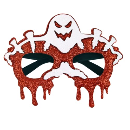 AZIDWERYQ Halloween -Brillen, Glitzer -Geistergläser -Rahmen mit flexibles Bein, Halloween -Party -Gefälligkeiten für Cosplay- und Foto -Requisiten, rote Party -Gefälligkeiten AZIDWERYQ Halloween -Brillen, Glitzer -Geistergläser -Rahmen mit flexibles Bein, Halloween -Party -Gefälligkeiten für Cosplay- und Foto -Requisiten, rote Party -Gefälligkeiten von AZIDWERYQ