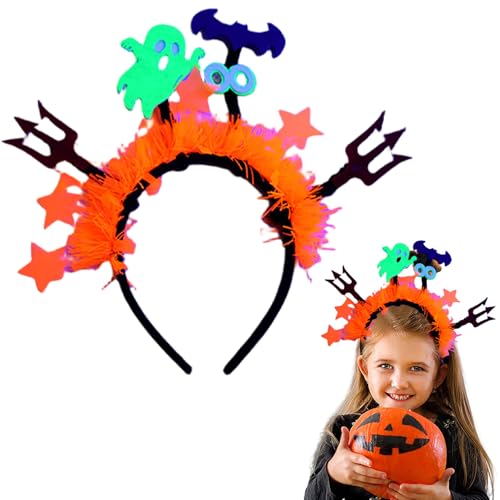 AZIDWERYQ Halloween -Stirnband, fluoreszierende Ghost Trident Haarschleife, elastische Halloween -Haarzubehör für Cosplay- und Foto -Requisite -Accessoires AZIDWERYQ Halloween -Stirnband, fluoreszierende Ghost Trident Haarschleife, elastische Halloween -Haarzubehör für Cosplay- und Foto -Requisite -Accessoires von AZIDWERYQ