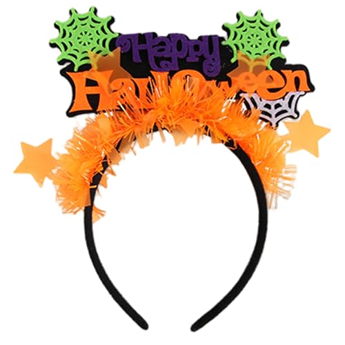 AZIDWERYQ Halloween Stirnband, fluoreszierende Spinnennetz- und Buchstaben Haarschleife, elastische Halloween -Haarzubehör für Cosplay- und Foto -Requisitenzubehör AZIDWERYQ Halloween Stirnband, fluoreszierende Spinnennetz- und Buchstaben Haarschleife, elastische Halloween -Haarzubehör für Cosplay- und Foto -Requisitenzubehör von AZIDWERYQ