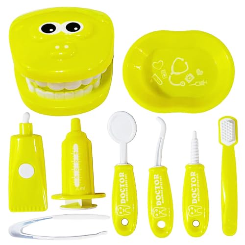 AZIDWERYQ Kinder Zahnarztspiel Set, pädagogisches Zahnarztspiel mit Zähnenmodell, Zahnbürste, Spritze und mehr, lustige Kinder tun Spielspielzeug für Jungen Girls 3+ Jahre alte Zahnarztkit für Kinder AZIDWERYQ Kinder Zahnarztspiel Set, pädagogisches Zahnarztspiel mit Zähnenmodell, Zahnbürste, Spritze und mehr, lustige Kinder tun Spielspielzeug für Jungen Girls 3+ Jahre alte Zahnarztkit für Kinder von AZIDWERYQ