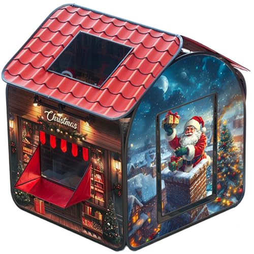AZIDWERYQ Kinderzelt, Weihnachtskinderspielhaus mit Fenstern, 33x33x37 Zoll Stoffkind Zelt für Weihnachten Geburtstagsgeschenke Kleinkind AZIDWERYQ Kinderzelt, Weihnachtskinderspielhaus mit Fenstern, 33x33x37 Zoll Stoffkind Zelt für Weihnachten Geburtstagsgeschenke Kleinkind von AZIDWERYQ