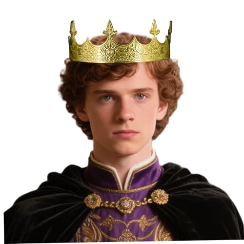 AZIDWERYQ King Crown, Vintage Gold Metal Crow von AZIDWERYQ