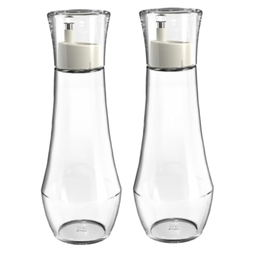 AZIDWERYQ Ölspender Flasche 2pcs 260 ml Mehrzweckglasölflasche mit Edelstahlausguss & PP-Staubkappe für Sojasauce, Mundwäsche, Essigspender AZIDWERYQ Ölspender Flasche 2pcs 260 ml Mehrzweckglasölflasche mit Edelstahlausguss & PP-Staubkappe für Sojasauce, Mundwäsche, Essigspender von AZIDWERYQ