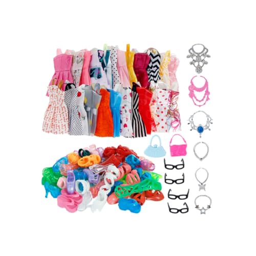 AZIDWERYQ Puppenkleidung Accessoires Prinzessin Partykleider Schuhe Taschen Schmuck Set Kinder Spielzeugkleidung Geburtstag Geschenke für Mädchen 32pcs Puppenkleider Set AZIDWERYQ Puppenkleidung Accessoires Prinzessin Partykleider Schuhe Taschen Schmuck Set Kinder Spielzeugkleidung Geburtstag Geschenke für Mädchen 32pcs Puppenkleider Set von AZIDWERYQ