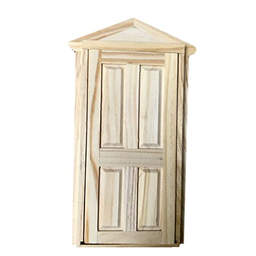 AZIDWERYQ Simulationsmöbel Spielzeugpuppenhauszubehör Set Miniaturpuppenhaus -Tür Ornament Simulationsmöbel von AZIDWERYQ