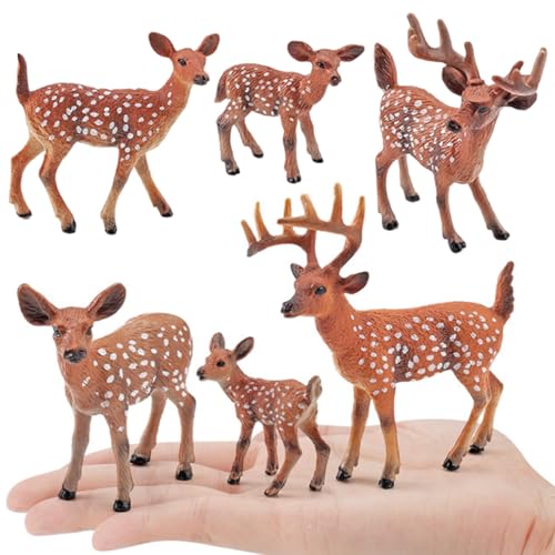 AZIDWERYQ Waldtiere Figuren, 6pcs realistische Plastiktierfiguren, Lernen von pädagogischen Miniaturtieren für Wissenschaftsprojekte Kuchen -Topper Geburtstagsfeier Geschenke Tierfiguren Figuren AZIDWERYQ Waldtiere Figuren, 6pcs realistische Plastiktierfiguren, Lernen von pädagogischen Miniaturtieren für Wissenschaftsprojekte Kuchen -Topper Geburtstagsfeier Geschenke Tierfiguren Figuren von AZIDWERYQ