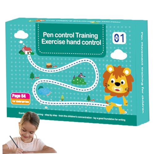 Handschriftenpraxis für Kinder, 2025 neues Schreibbuch mit 8 Stiften Vorschulverfolgung Bücher Frühschulabbildungsarbeit für Kinder 3-5 Jahre Handschriftpraxis für Handschriftenpraxis für Kinder, 2025 neues Schreibbuch mit 8 Stiften Vorschulverfolgung Bücher Frühschulabbildungsarbeit für Kinder 3-5 Jahre Handschriftpraxis für von AZIDWERYQ