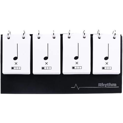 AZIDWERYQ Musik Flash -Karten, Musiktheorie Rhythmus Flash -Karten Notiz Training Kartenausbildung Flash -Karten Verbesserung der Sightreading & Musical Terminalogy für Kinder Musikstudenten, Weiß AZIDWERYQ Musik Flash -Karten, Musiktheorie Rhythmus Flash -Karten Notiz Training Kartenausbildung Flash -Karten Verbesserung der Sightreading & Musical Terminalogy für Kinder Musikstudenten, Weiß von AZIDWERYQ