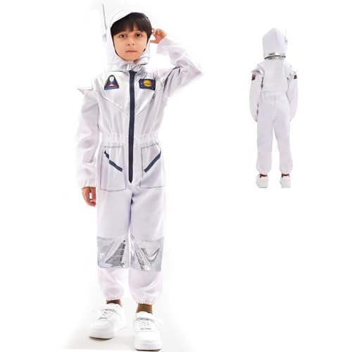 Space Suit Kostüm Kids Polyester Stechy Kids Space Anzug Crew Hals Kleinkind Halloween Jumpsuit für Cosplay -Geburtstagsgeschenke Blau, L Kostüm Space Suit Kostüm Kids Polyester Stechy Kids Space Anzug Crew Hals Kleinkind Halloween Jumpsuit für Cosplay -Geburtstagsgeschenke Blau, L Kostüm von AZIDWERYQ
