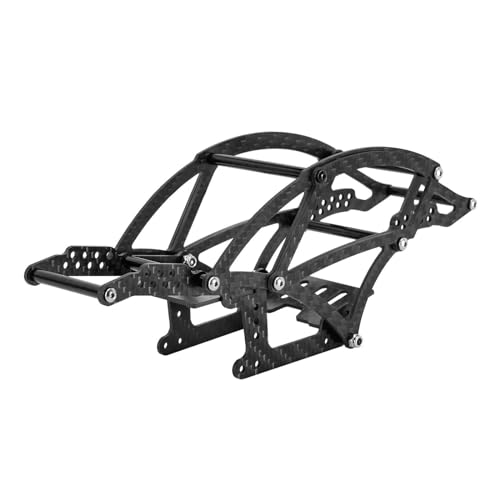 AZIKEN Kettenfahrwerk-Kit Für TRX4M 1/18 Crawler Upgrade Carbon Fiber Chassis Rahmen Kit von AZIKEN