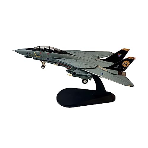 AZIZAT 1/100 F14 Tomcat Kampfflugzeug-Modell, Metall, Legierung / ABS, Erwachsene, Militärflugzeug-Enthusiasten, Modellbau-Enthusiasten, Sammler (Alter nicht spezifiziert), Unisex von AZIZAT