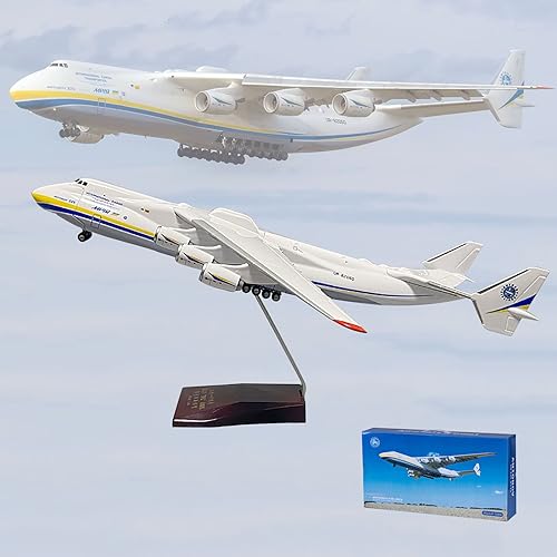 AZIZAT 16.5" 1: 200 Antonov AN-225 Flugzeug Modell Flugzeug Modelle Diecast Flugzeuge Modelle Flugzeug Diecast Transport Flugzeug Modell für Sammlung oder Geschenk von AZIZAT