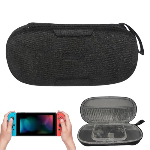 AZURAOKEY Hartschalen-Tragetasche, kompatibel mit Retroids Pocket 5 Handheld-Spielkonsole, tragbare Reisetasche mit Netztasche (nur Hülle von AZURAOKEY