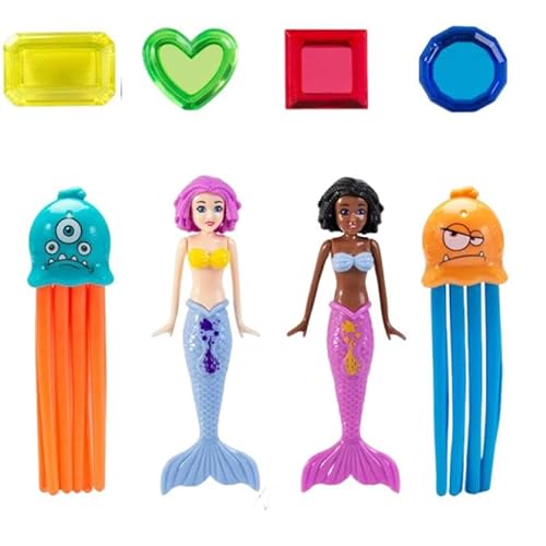AZURAOKEY Meerjungfrau Muschel Pool Spielzeug – Bunte Meerjungfrau-Tauchspielzeuge for Kinder – Schwimmbad- und Strandspiele, geeignet for Poolpartys, Badezeit & Wasserspiele im Freien AZURAOKEY Meerjungfrau Muschel Pool Spielzeug – Bunte Meerjungfrau-Tauchspielzeuge for Kinder – Schwimmbad- und Strandspiele, geeignet for Poolpartys, Badezeit & Wasserspiele im Freien von AZURAOKEY