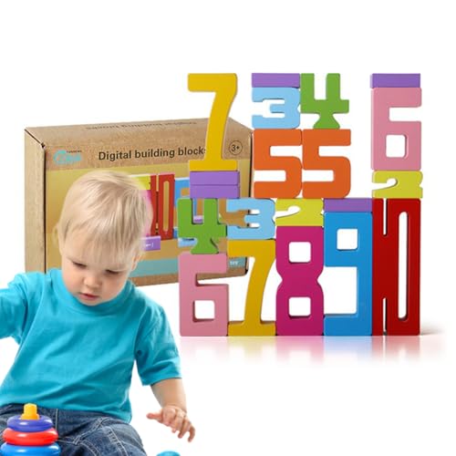 AZURAOKEY Zahlenbausteine,Holz Zahlen,Holz Zahlenblock Spielzeug Set for Kinder, Montessori Spielzeug, Balance-Wettbewerbsspielzeug, for Jungen und Mädchen AZURAOKEY Zahlenbausteine,Holz Zahlen,Holz Zahlenblock Spielzeug Set for Kinder, Montessori Spielzeug, Balance-Wettbewerbsspielzeug, for Jungen und Mädchen von AZURAOKEY