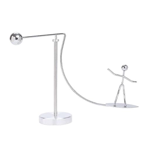Kinetische Metall-Balance-Skulptur – Edelstahl Schreibtischfigur Fisch & Fischer, Interaktives Stressabbau-Ornament, Einzigartige Wohn- und Bürodekoration for Kreative Kinetische Metall-Balance-Skulptur – Edelstahl Schreibtischfigur Fisch & Fischer, Interaktives Stressabbau-Ornament, Einzigartige Wohn- und Bürodekoration for Kreative von AZURAOKEY