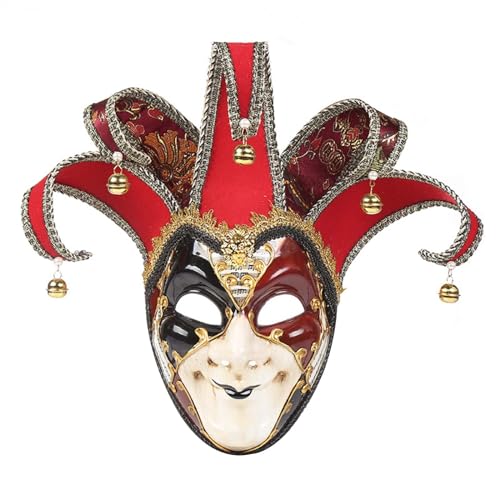 AaaozKjie Maskerade Maske für Damen und Herren, Narrenmaske, Allgesichtsmaske für Karneval, Kostüm, Party, venezianische Masken für Mmasquerade Ball von AaaozKjie