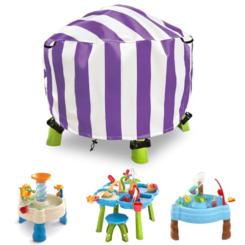 Aacabo Kinder-Wassertischabdeckung für Little Tikes Spiralin' Seas Wasserpark-Spieltisch, Sandwassertischabdeckung für Outdoor-Spielzeug, 86 x 86 x 45 cm, Lila, klein, SSZ-87-Lila Aacabo Kinder-Wassertischabdeckung für Little Tikes Spiralin' Seas Wasserpark-Spieltisch, Sandwassertischabdeckung für Outdoor-Spielzeug, 86 x 86 x 45 cm, Lila, klein, SSZ-87-Lila von Aacabo