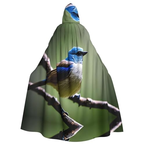 Aakdgd Ätherischer Nachtigall-Vogel-Druck, Halloween-Umhang mit Kapuze, für Erwachsene, für Kostümpartys und Themenveranstaltungen Aakdgd Ätherischer Nachtigall-Vogel-Druck, Halloween-Umhang mit Kapuze, für Erwachsene, für Kostümpartys und Themenveranstaltungen von Aakdgd