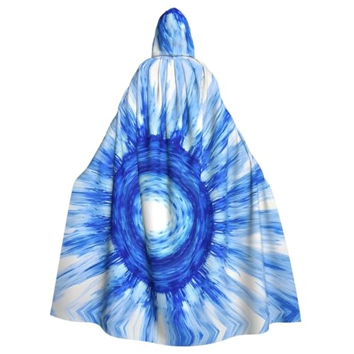 Aakdgd Blauer und weißer Kunstdruck, Halloween-Kapuzenumhang für Kostümpartys und Themenveranstaltungen Aakdgd Blauer und weißer Kunstdruck, Halloween-Kapuzenumhang für Kostümpartys und Themenveranstaltungen von Aakdgd
