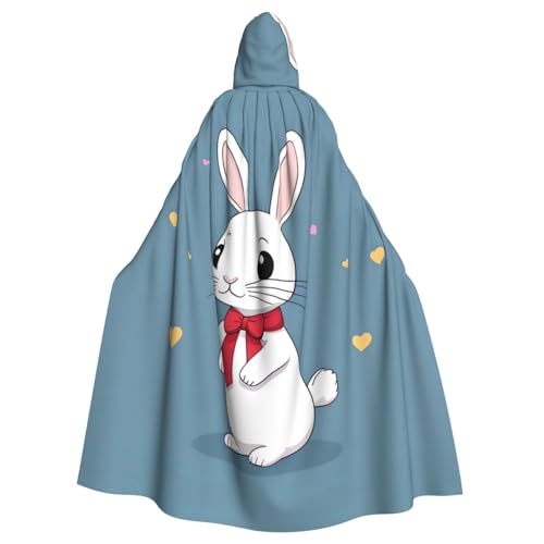 Aakdgd Cartoon-Umhang mit niedlichem Hasen-Druck, Halloween, Erwachsenen-Kapuzenumhang für Kostümpartys und Themenveranstaltungen Aakdgd Cartoon-Umhang mit niedlichem Hasen-Druck, Halloween, Erwachsenen-Kapuzenumhang für Kostümpartys und Themenveranstaltungen von Aakdgd