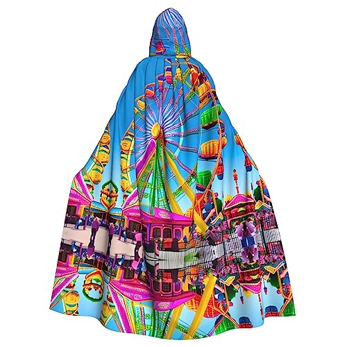 Aakdgd Corlorful Park Prints Halloween-Umhang mit Kapuze für Erwachsene, für Kostümpartys und Themenveranstaltungen Aakdgd Corlorful Park Prints Halloween-Umhang mit Kapuze für Erwachsene, für Kostümpartys und Themenveranstaltungen von Aakdgd